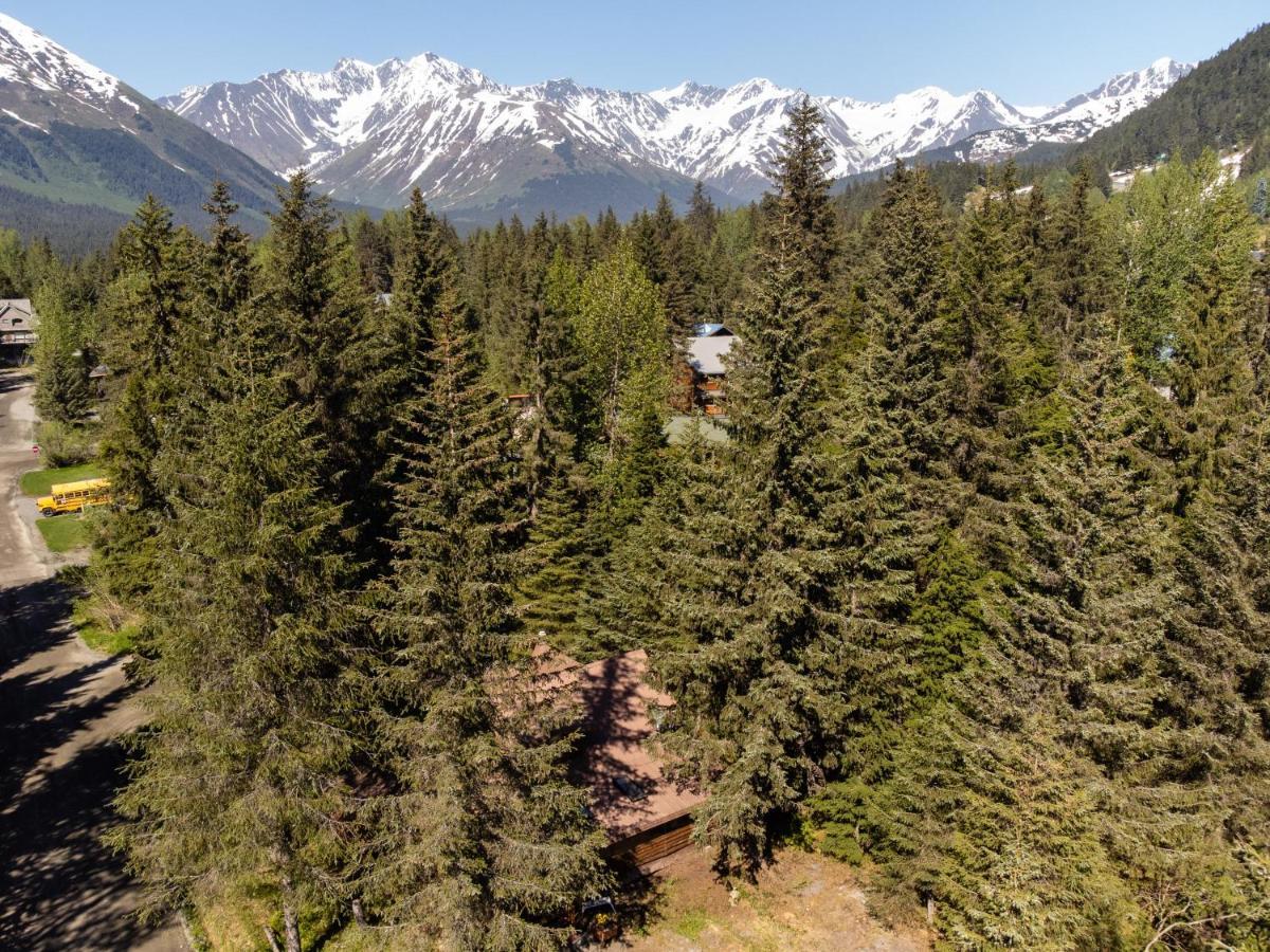 Alpine Meadows Log Cabin Girdwood Exterior foto